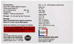 Cefurofic 500 Tablet 10