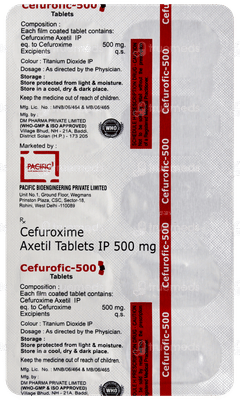 Cefurofic 500 Tablet 10