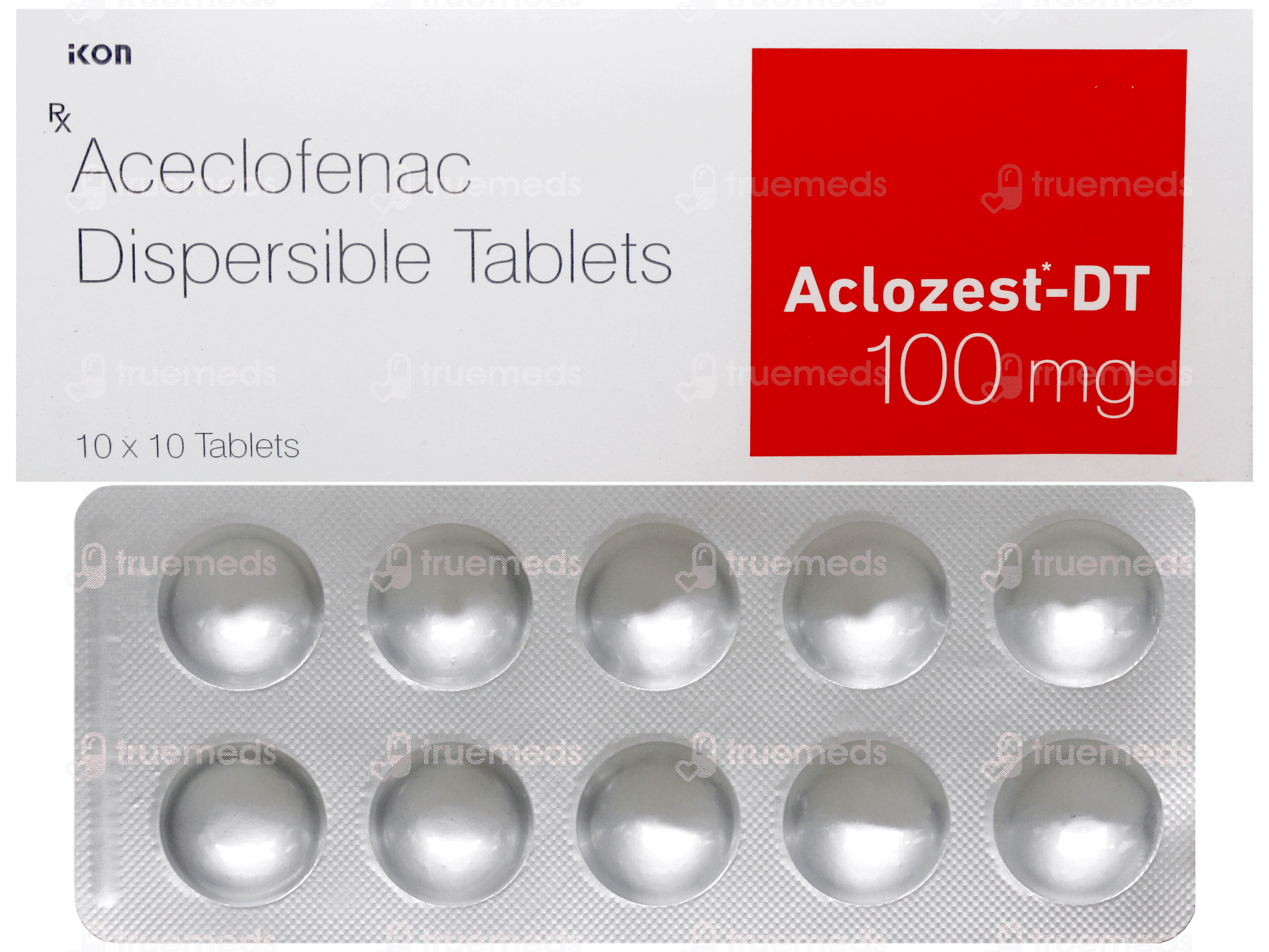 Aclozest Dt 100 Tablet: Uses, Side Effects, Price & Substitutes