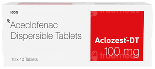 Aclozest Dt 100mg Tablet 10