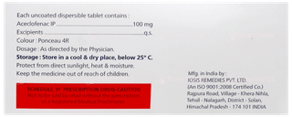 Aclozest Dt 100Mg Tablet 10