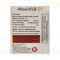 Altoxim Lb 200 Mg/60 M Tablet Dt 10