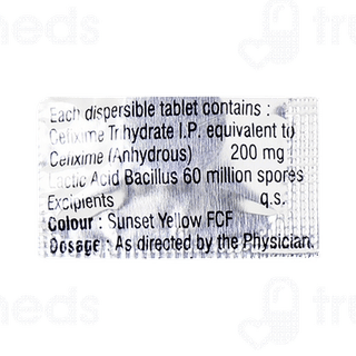 Cefo L 200 Mg/60 M Tablet Dt 10