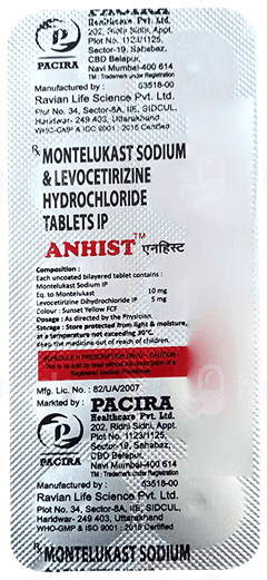 Anhist 5/10 Mg Tablet 10