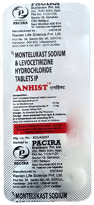 Anhist 5/10 Mg Tablet 10