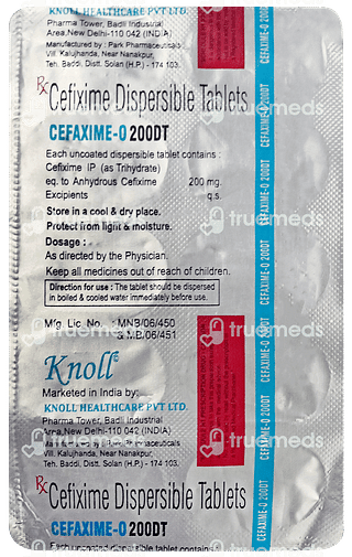 Cefaxime O 200dt Tablet 10