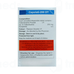 Cepolab 200 MG Tablet Dt 10