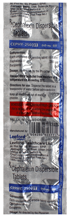 Cephy 250 Dt Tablet 10