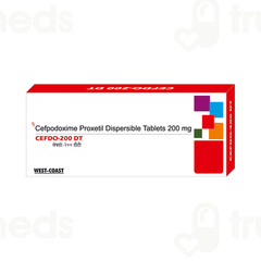 Cefdo 200 MG Tablet Dt 10