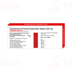 Cefdo 200 MG Tablet Dt 10