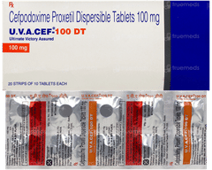 Uva Cef 100 Dt Tablet 10