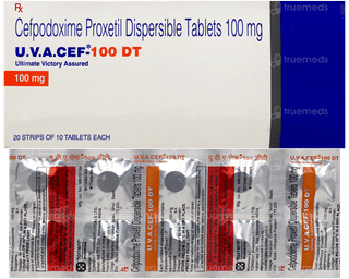 Uva Cef 100 Dt Tablet 10
