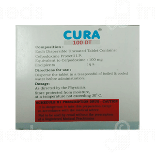 Cura 100 MG Tablet Dt 10