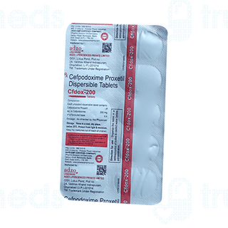 Cfdox 200 MG Tablet Dt 10
