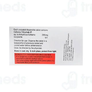 Cefaith 200 MG Tablet Dt 10
