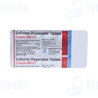 Cefaith 200 MG Tablet Dt 10