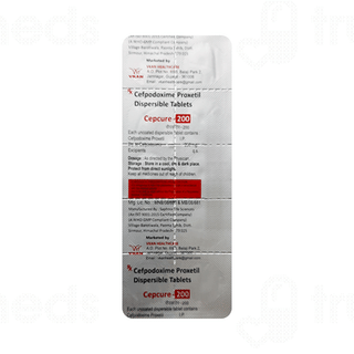Cepcure 200 MG Tablet Dt 10