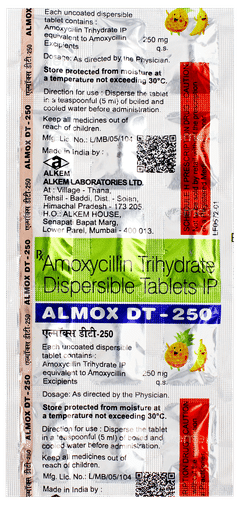 Almox Dt 250 Tablet 15 Almox Dt 250 Tablet 15