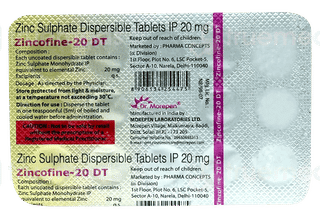 Zincofine 20 Dt Tablet 14