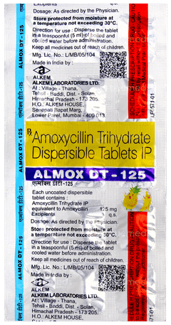 Almox Dt 125 Tablet 15