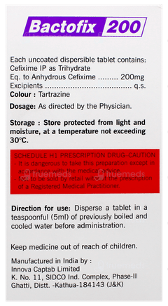 Bactofix 200 Tablet 10