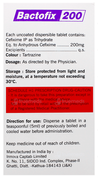 Bactofix 200 Tablet 10