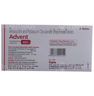 Advent 457mg Tablet 6