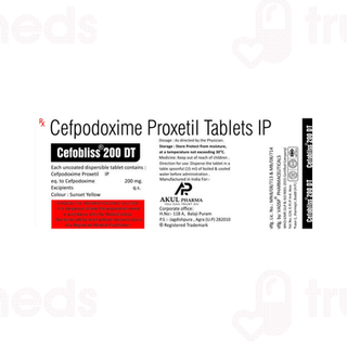 Cefobliss Dt 200 MG Tablet 10