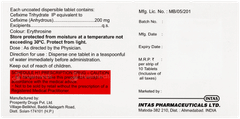 Nicef 200 MG Dt Strawberry Flavour Tablet 10