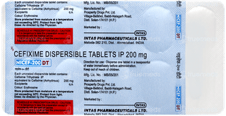 Nicef 200 MG Dt Strawberry Flavour Tablet 10