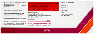 Intapod 200 Mg Tablet 10