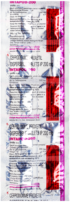 Intapod 200 Mg Tablet 10 Intapod 200 Mg Tablet 10