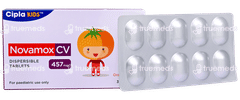 Novamox Cv 457mg Tangy Orange Flavour Dispersible Tablet 10