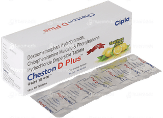 Cheston D Plus Trusil Lemon Flavour Sugar Free Tablet 10