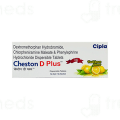 Cheston D Plus Trusil Lemon Flavour Sugar Free Tablet 10