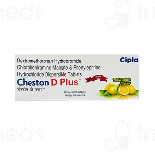 Cheston D Plus Trusil Lemon Flavour Sugar Free Tablet 10