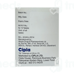 Cheston D Plus Trusil Lemon Flavour Sugar Free Tablet 10