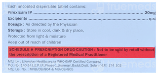 Siscam 20 Mg Tablet 10