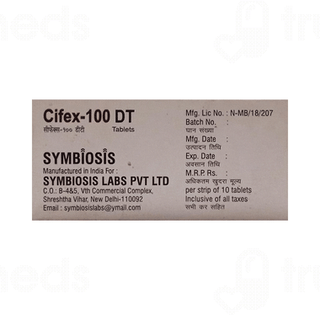 Cifex 100 MG Dt Tablet 10