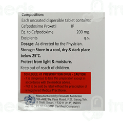 Onepod 200 MG Dt Tablet 10