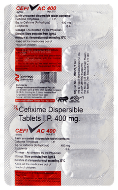 Cefivac 400 Tablet 10 Cefivac 400 Tablet 10