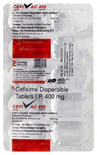 Cefivac 400 Tablet 10