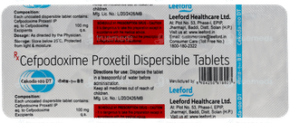 Cekoda 100 Mg Dt Tablet 10