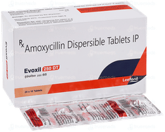 Evoxil Dt 250 MG Tablet 10 Evoxil Dt 250 MG Tablet 10