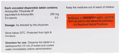Evoxil Dt 250 MG Tablet 10 Evoxil Dt 250 MG Tablet 10