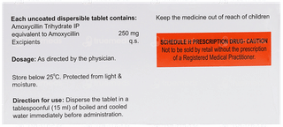 Evoxil Dt 250 MG Tablet 10