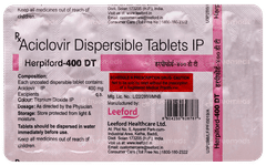 Herpiford 400 Dt Tablet 10 Herpiford 400 Dt Tablet 10