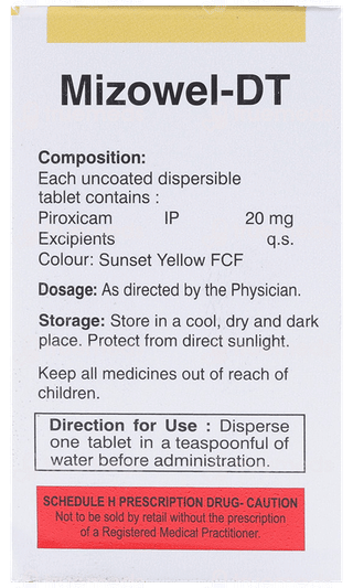 Mizowel Dt Tablet 10