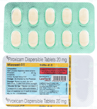 Mizowel Dt Tablet 10