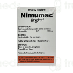 Nimumac Orange Flavoured Tablet 10 Nimumac Orange Flavoured Tablet 10